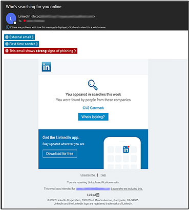 Huge Data Breach from LinkedIn Phishing for Job-cravers