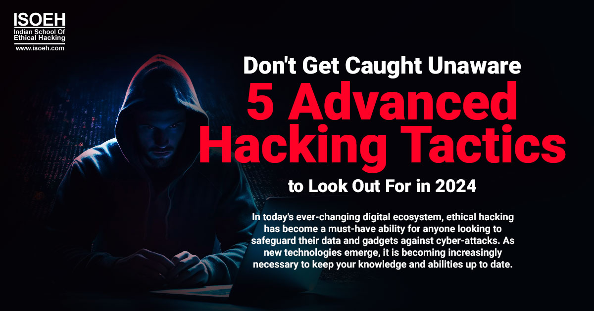 Don't Get Caught Unaware: 5 Advanced Hacking Tactics to Look Out For in 2024