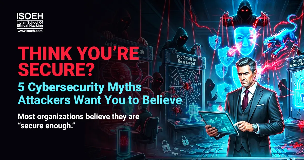 Think You're Secure? 5 Cybersecurity Myths Attackers Want You to Believe