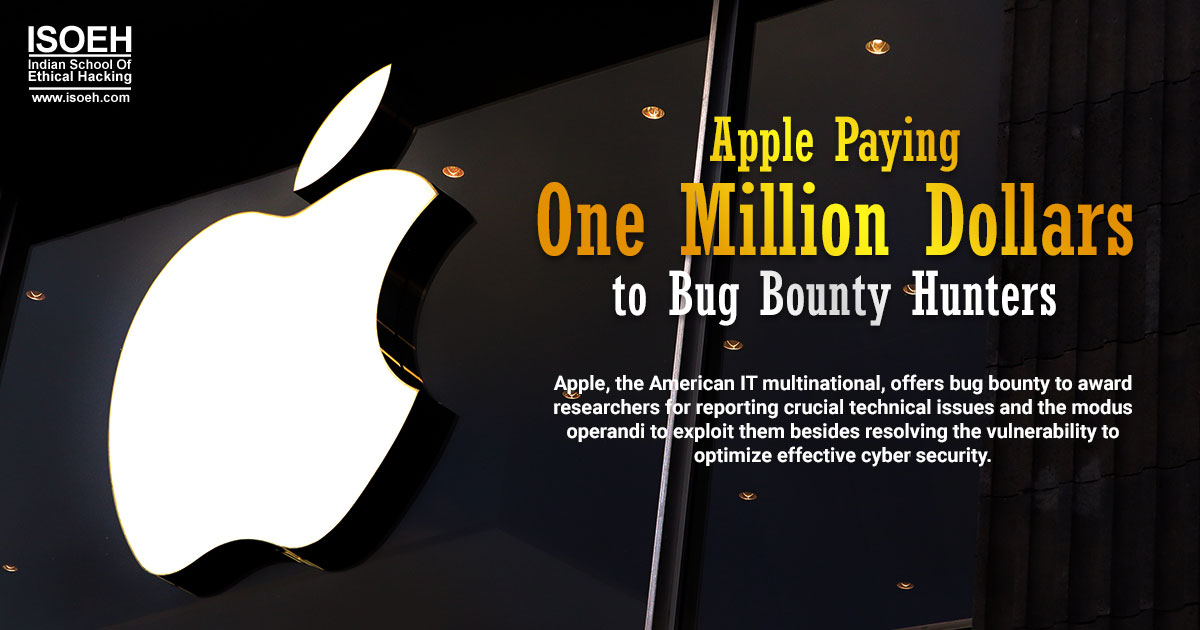 Apple paying one million dollars to bug bounty hunters