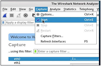Capturing Data On Wireshark