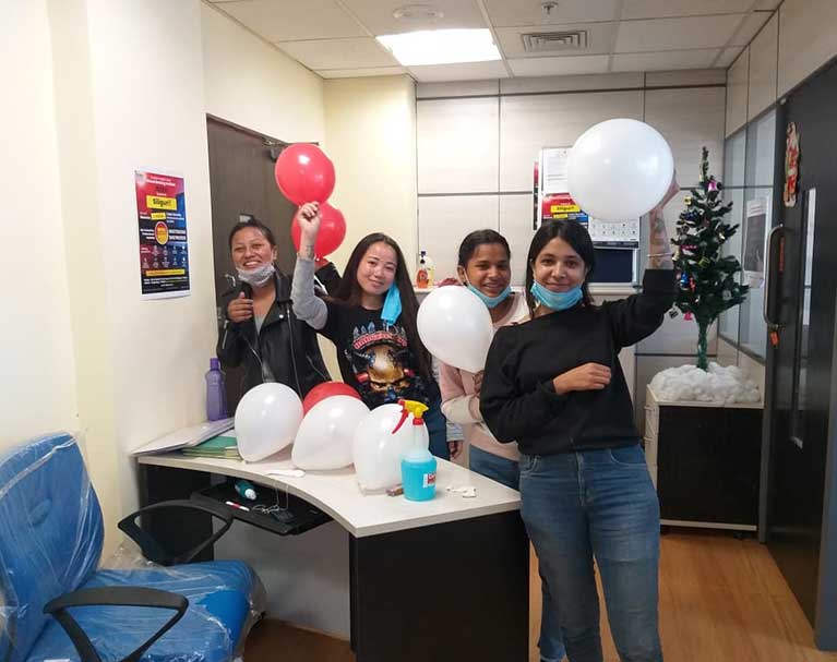 Christmas Eve Celebration at Indian School of Ethical Hacking - ISOEH Siliguri Team, in December 2020