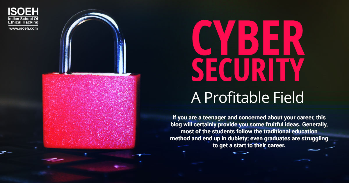 Cyber Security - A Profitable Field