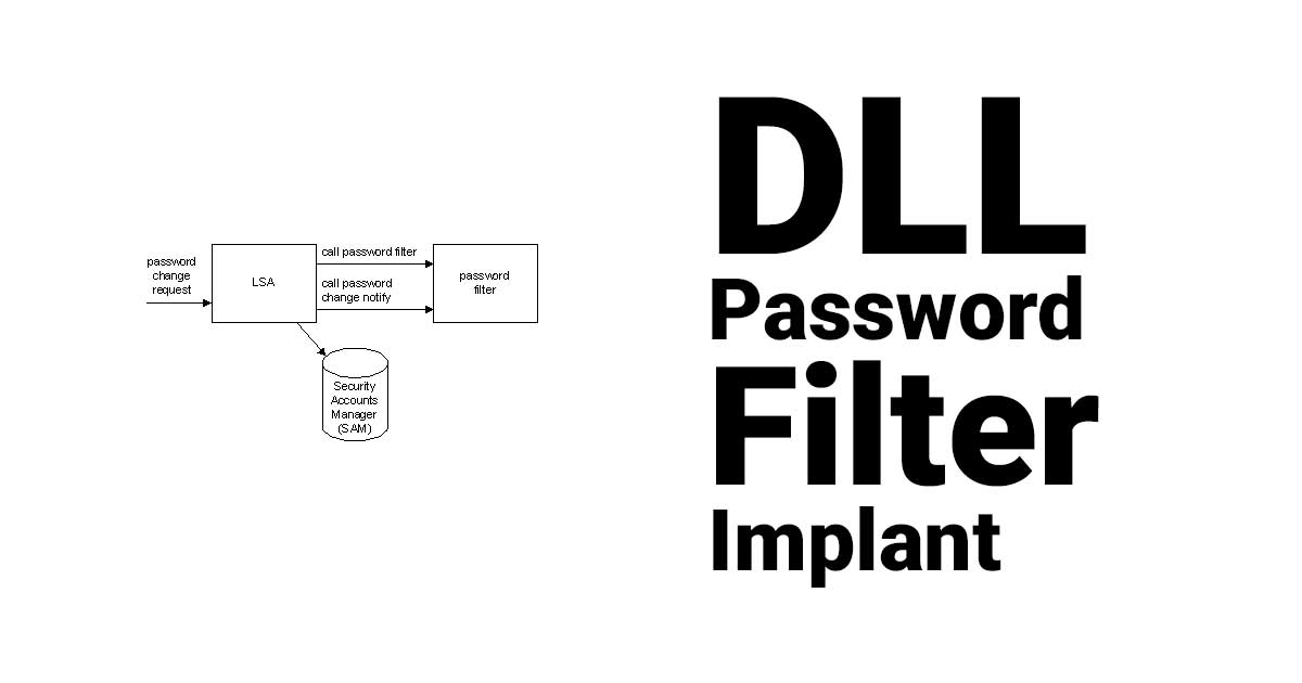 DLL Password Filter Implant