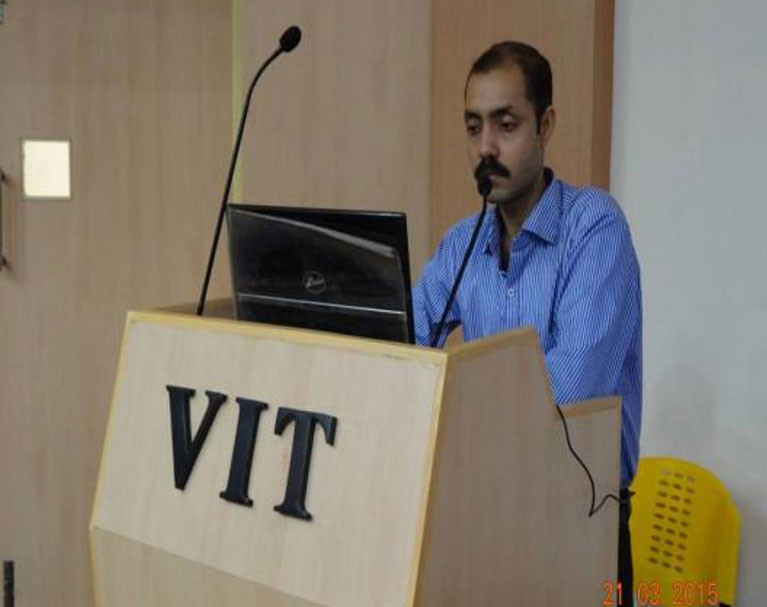 Abir Atarthy-ISOEH Co-Founder,speaker at workshop-VIT