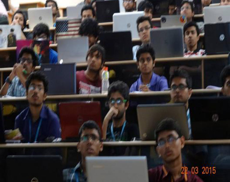 Workshop session at VIT in full swing-held by Indian School of Ethical Hacking