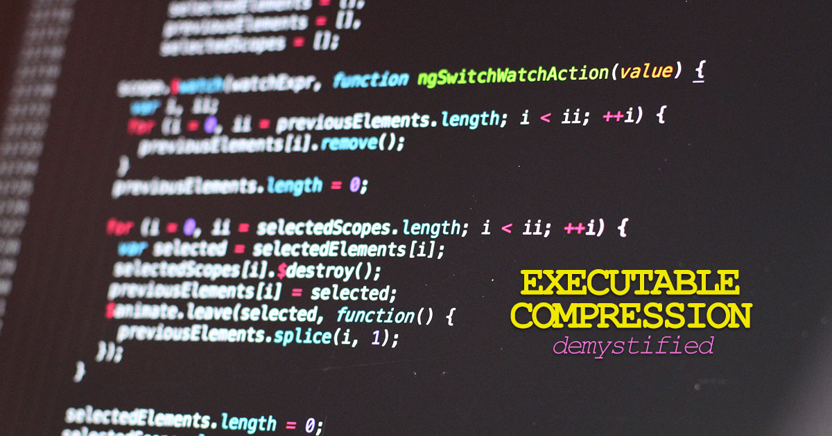 Executable Compression demystified