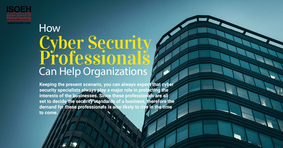 How Cyber Security Professionals Can Help Organizations