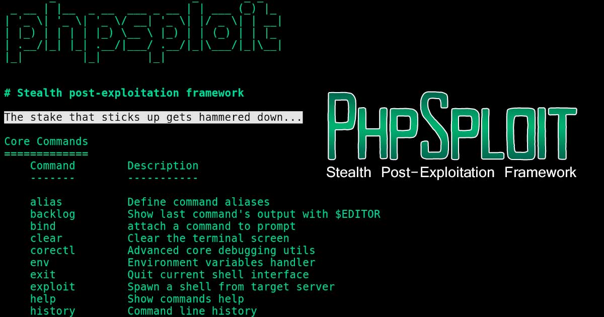 PhpSploit - Stealth Post-Exploitation Framework