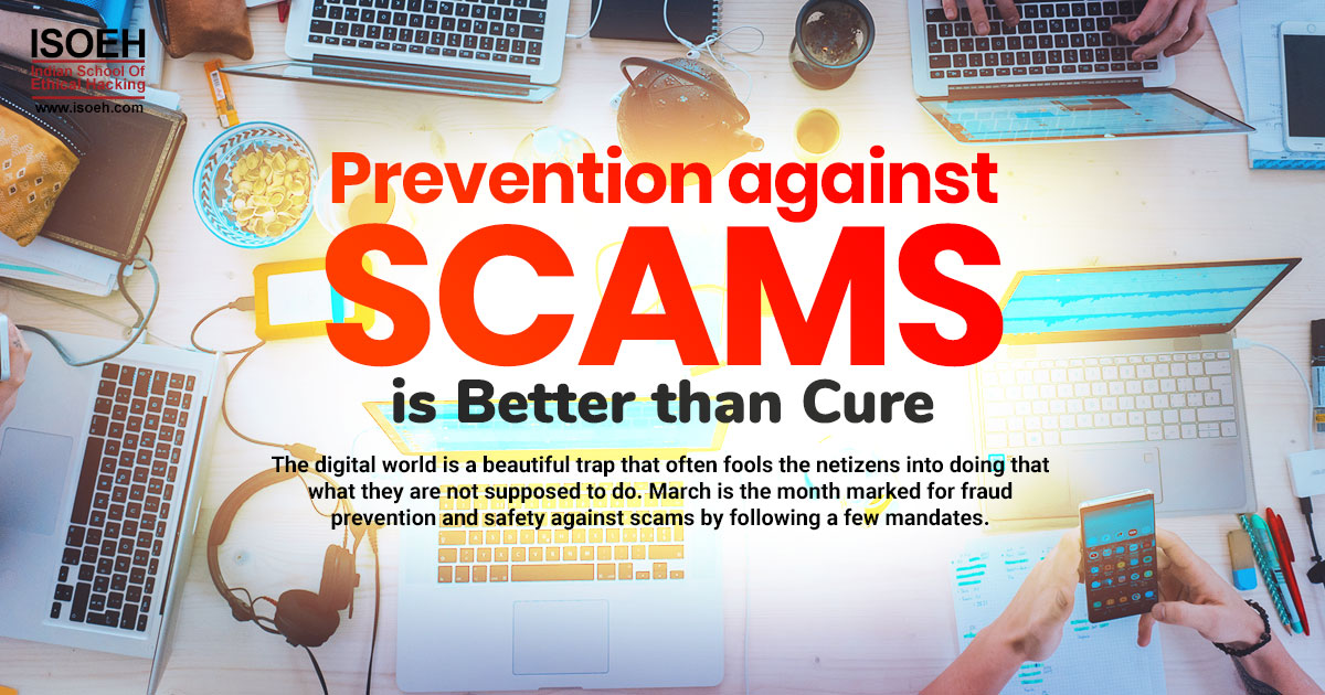 Prevention against Scams is Better than Cure