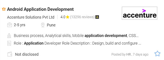 Android App Development Advance Jobs