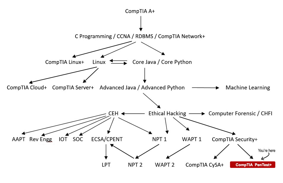 CompTIA PenTest+ Course Path