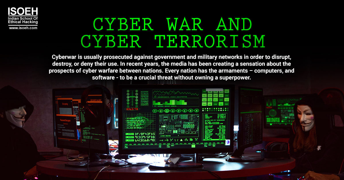 Cyber War and Cyber Terrorism