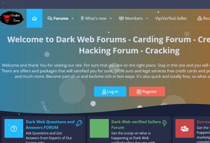Dark web forum