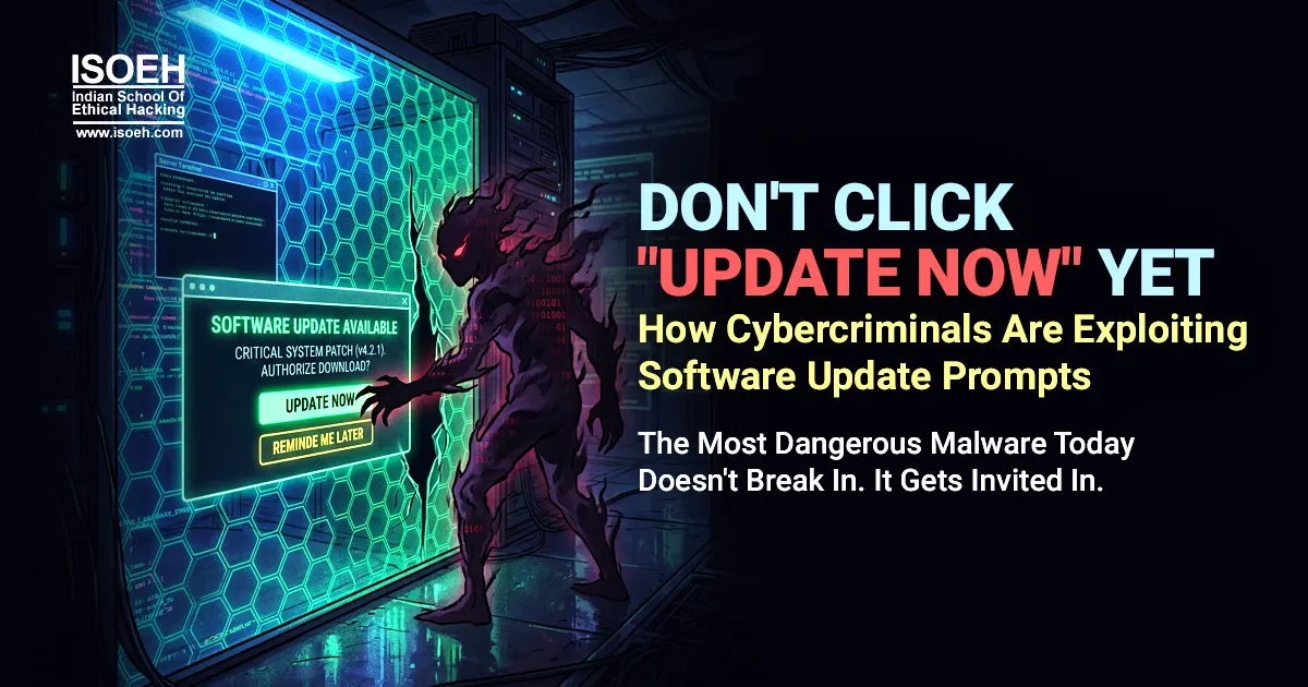 Don't Click 'Update Now' Yet: How Cybercriminals Are Exploiting Software Update Prompts