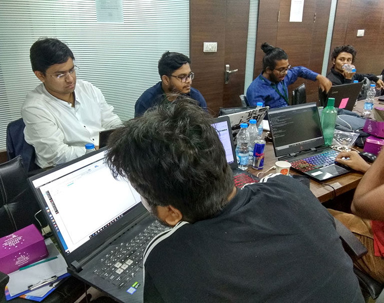 Kolkata Hackathon at ISOEH Kolkata office, December 2019