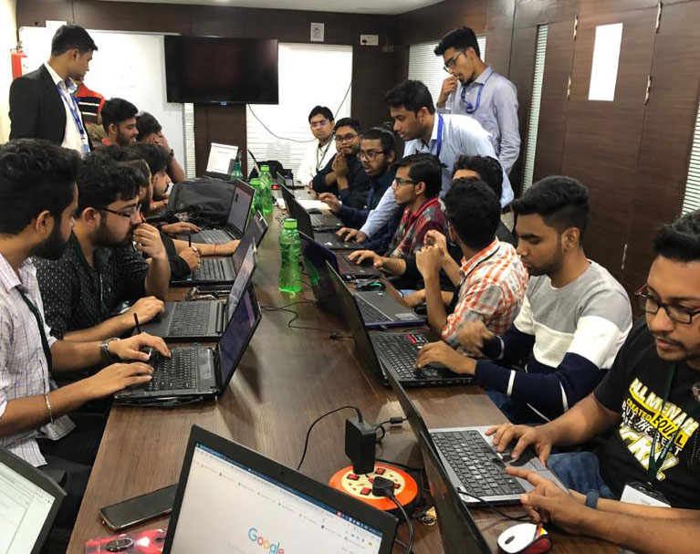 Kolkata Hackathon at ISOEH Kolkata office, December 2019