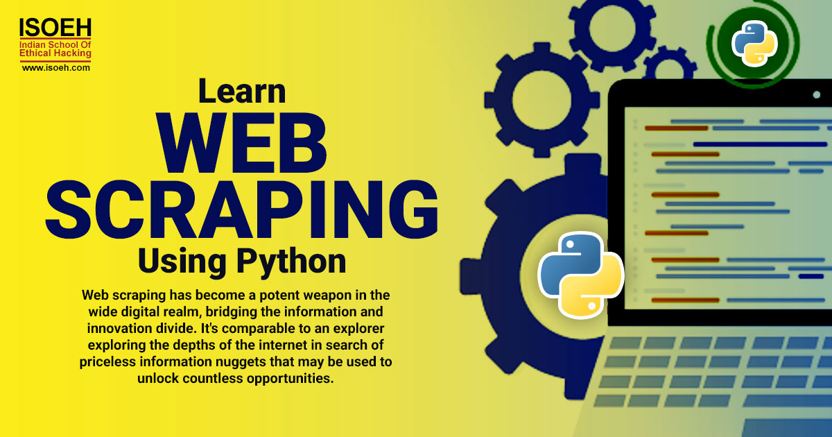 Learn Web Scraping Using Python