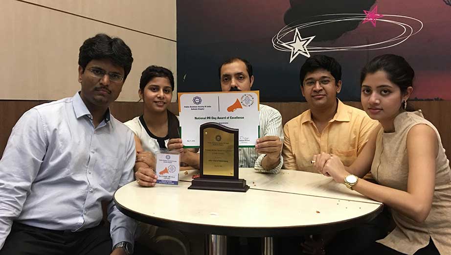 ISOEH has received National PR Day Award from Public Relation Society of India (PRSI, Kolkata Chapter)