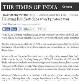 Deleting handset data won't protect you