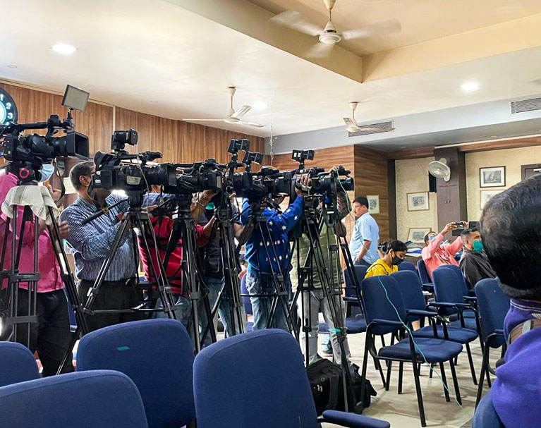 ISOEH Organized a Press Conference at The Press Club, Kolkata on Recent Hi-Tech Cyber Crimes and Preventive Measures Against those Crimes