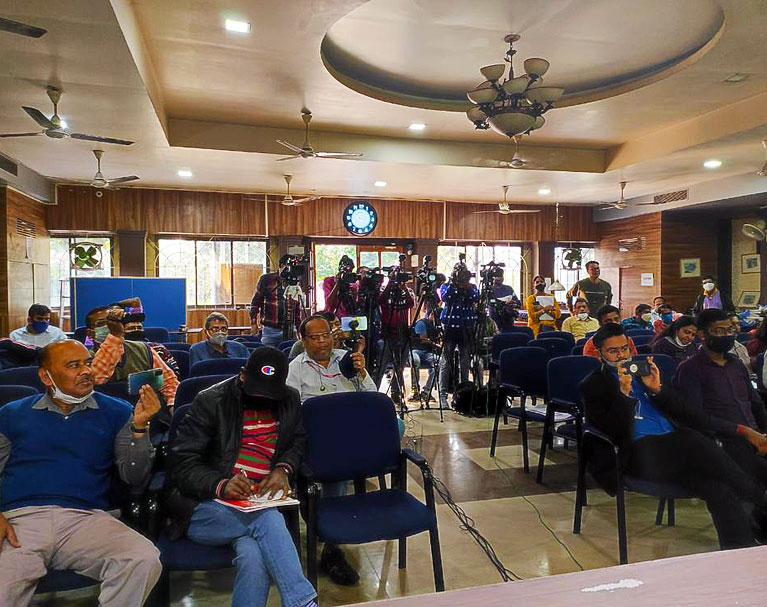 ISOEH Organized a Press Conference at The Press Club, Kolkata on Recent Hi-Tech Cyber Crimes and Preventive Measures Against those Crimes