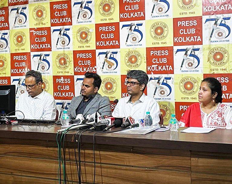 ISOEH Organized a Press Conference at The Press Club, Kolkata on Recent Hi-Tech Cyber Crimes and Preventive Measures Against those Crimes