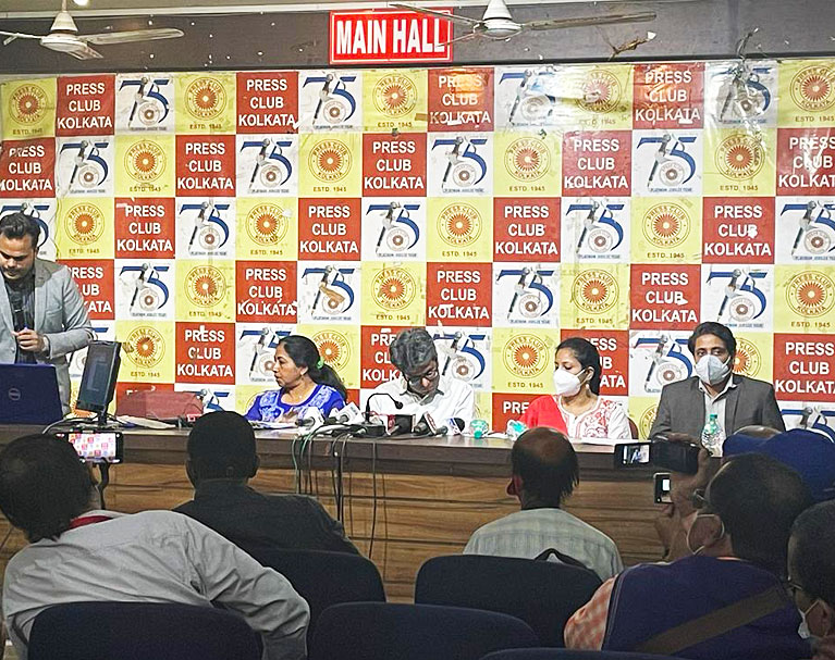 ISOEH Organized a Press Conference at The Press Club, Kolkata on Recent Hi-Tech Cyber Crimes and Preventive Measures Against those Crimes