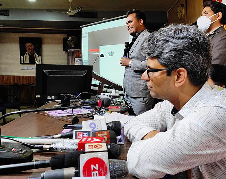 ISOEH Organized a Press Conference at The Press Club, Kolkata on Recent Hi-Tech Cyber Crimes and Preventive Measures Against those Crimes