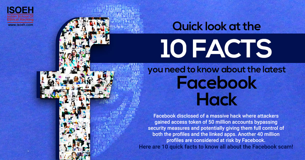 Quick look at the 10 facts you need to know about the latest Facebook hack