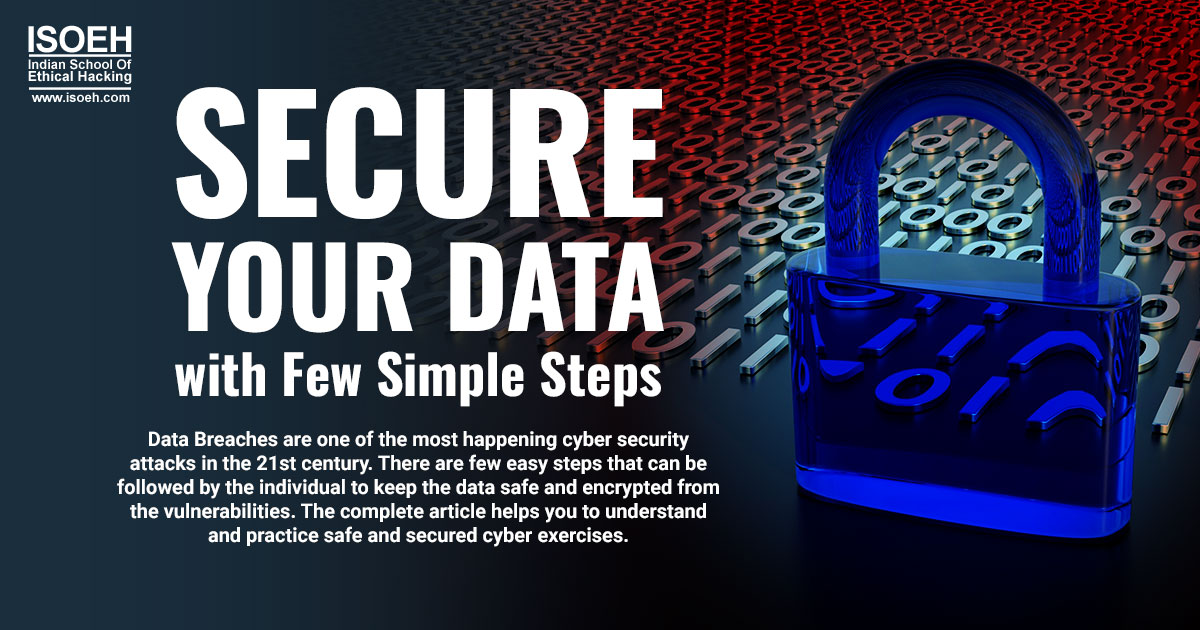 Secure Your Data with Few Simple Steps