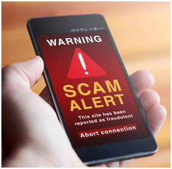 Stay informed about current scams
