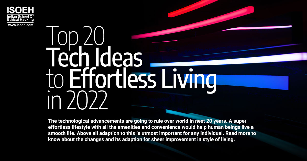 Top 20 Tech Ideas to Effortless Living in 2022