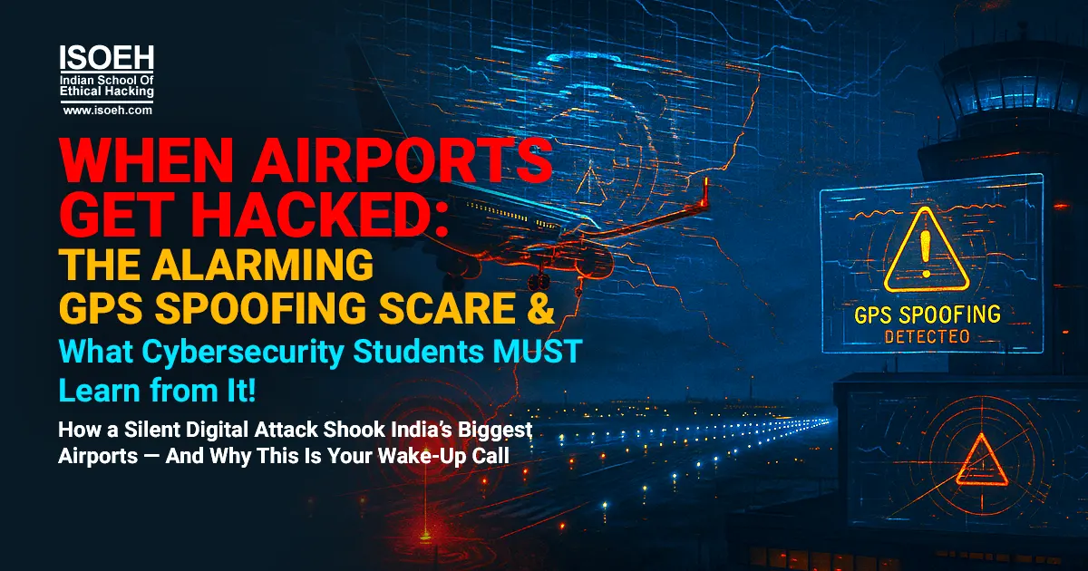When Airports Get Hacked: The Alarming GPS Spoofing Scare & What Cybersecurity Students MUST Learn from It!