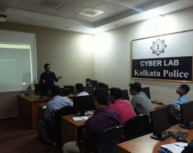 Workshop at Kolkata Police Cyber Lab, Lalbazar HQ, 2017